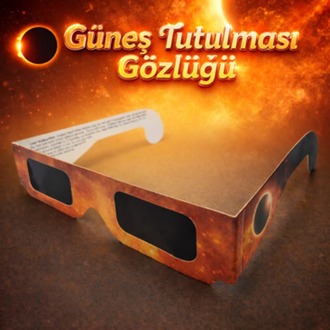 Güneş Tutulması Gözlüğü - Tutulma Gözlüğü - Doğrudan Güneş Gözlemi