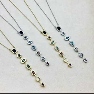 SILVER chakra 7 element y kolye