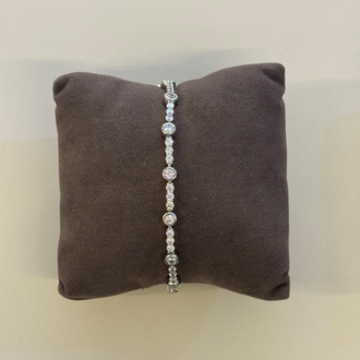 Sıralı Taşlı Silver Bileklik | Reiki Enerjisi Uyumlanabilir