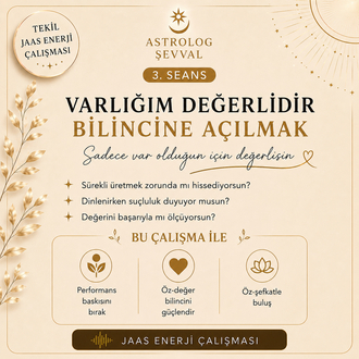 Varlığım Değerlidir Bilincine Açılmak (JAAS Şifa Seansı)