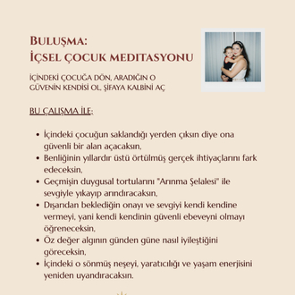Buluşma: İçsel Çocuk Meditasyonu