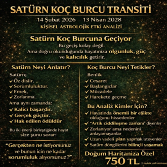 Doğum Haritanıza Özel Satürn Koç Analizi
