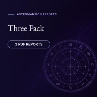 AstroMansion 3-Pack PDF Report Pack