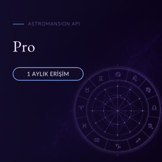AstroMansion API Pro (Monthly)