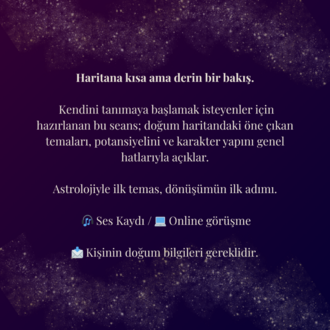 Mini Astro Seansı