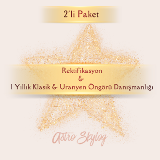 Rektifikasyon & 1 Yıllık Öngörü Danışmanlığı