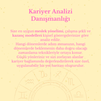 Kariyer Analizi Danışmanlığı