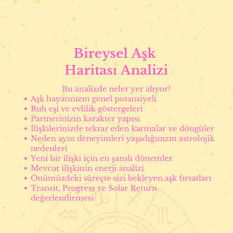 Aşk Haritası Analizi