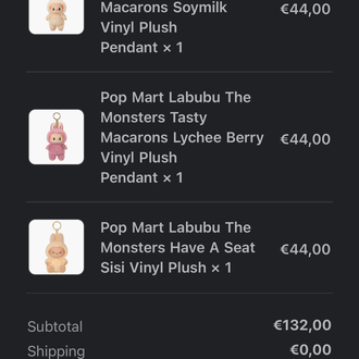 %100 orijinal Pop Mart Labubu Exciting Macaron