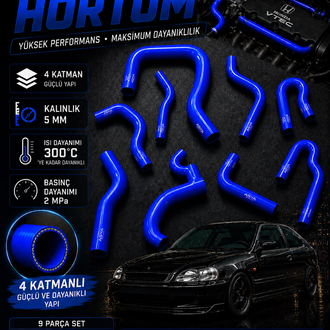 CIVIC İES 92-01 HORTUM SETİ MAVİ