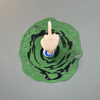 Rick And Morty Middle Finger
