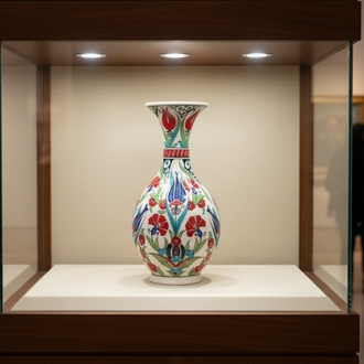 Çini desenli vazo