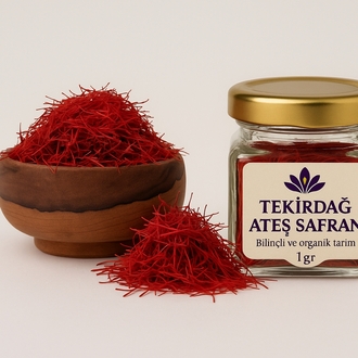 6 Gr Yeni Hasat Safran baharatı.