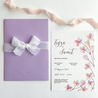 50 Adet Lila Zarf (13x18 cm)