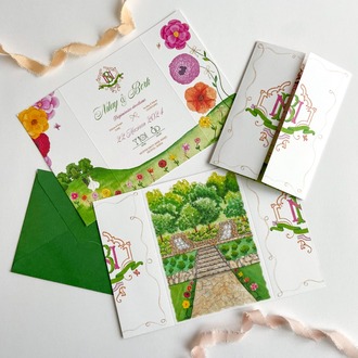 50 Adet Yeşil Zarf (13x18 cm)