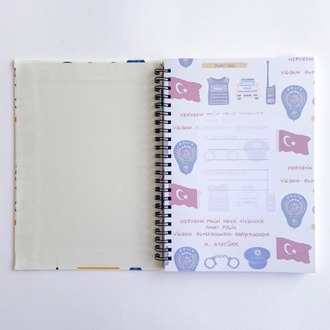 Polis A5 Spiralli Defter