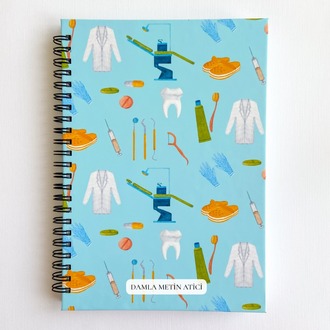 Diş Hekimi A5 Spiralli Defter
