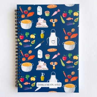 Aşçı, Pastacı A5 Spiralli Defter