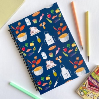 Aşçı, Pastacı A5 Spiralli Defter