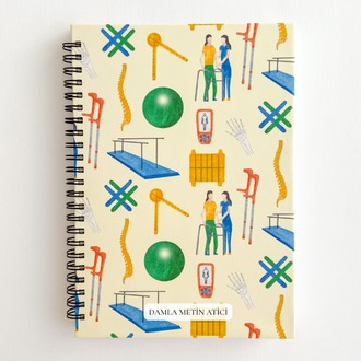 Fizyoterapist A5 Spiralli Defter