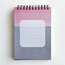 Minimal-Pembe A6 Spiralli Defter