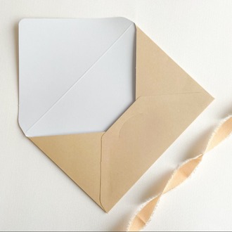 50 Adet Krem Rengi Zarf (13x18 cm)