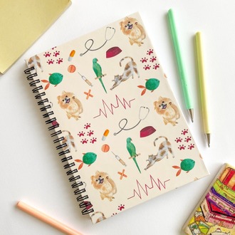 Veteriner A5 Spiralli Defter