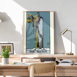 IX The Hermit / Ermiş - Büyük Arkana Tarot Kartı