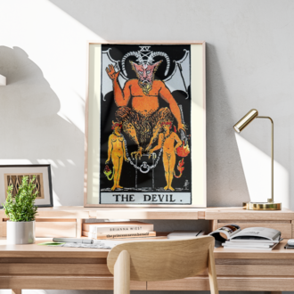 XV The Devil / Şeytan - Büyük Arkana Tarot Kartı