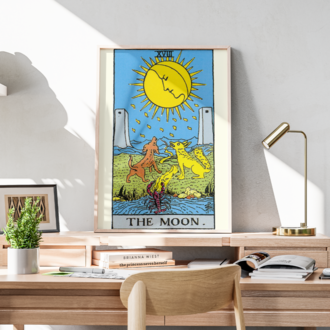 XVIII The Moon / Ay - Büyük Arkana Tarot Kartı
