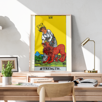 VIII Strength / Güç - Büyük Arkana Tarot Kartı