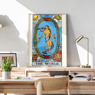 XXI The World / Dünya - Büyük Arkana Tarot Kartı