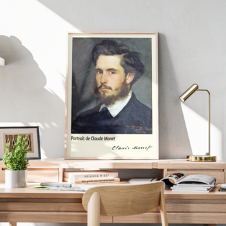 Monet - Portrait de Claude Monet