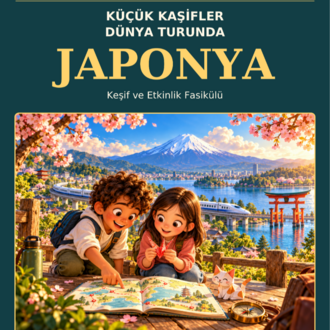 İngilizceyle Japonya’yı Keşfet! | 6–10 Yaş Eğitici ve Eğlenceli Etkinlik Kitabı