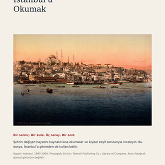 İstanbul’u Okumak — Dijital Okuma ve Atölye Paketi