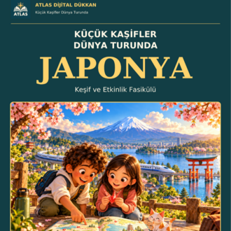 Küçük Kaşifler Dünya Turunda: Japonya | 6–10 Yaş | 26 Sayfa Türkçe Etkinlik Kitabı PDF
