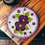 El Yapımı Çini Nihale (Motif: Mor Çiçekler)