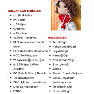 Mantar Kız – Tarif ve Hikaye Bir Arada PDF | Mushroom Girl – Crochet Pattern & Story 