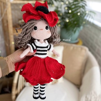 Gelincik Örgü Aksesuar Tarifi | Crochet Poppy Accessory (Digital Download)