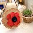 Gelincik Örgü Aksesuar Tarifi | Crochet Poppy Accessory (Digital Download)