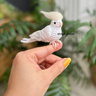 Araba Süsü Minik Kuş PDF Tarif | Video Destekli | Mini Bird Car Charm (Digital Download)