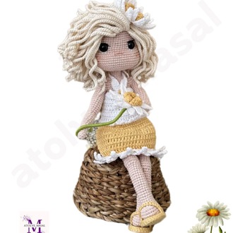 Papatya Kız Darrel PDF Yazılı Tarif Dosyası | Daisy Girl Darrel Crochet Download