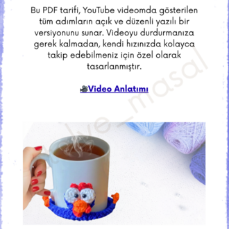 Tavuk Bardak Altlığı & Takı Tutucu Tarifi