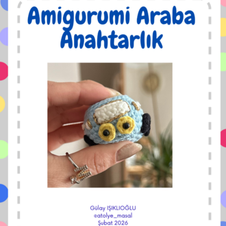 Amigurumi Araba Anahtarlık Tarif