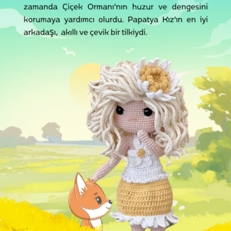Papatya Kız – Tarif ve Hikaye Bir Arada PDF | Daisy Girl – Crochet Pattern & Story