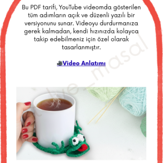 Kaplumbağa Bardak Altlığı & Takı Tutucu Tarifi