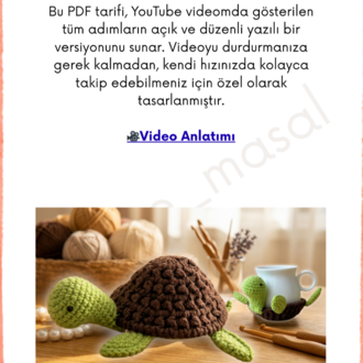 Kaplumbağa Bardak Altlığı & Takı Tutucu Tarifi