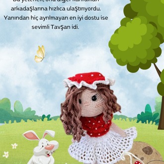 Mantar Kız – Tarif ve Hikaye Bir Arada PDF | Mushroom Girl – Crochet Pattern & Story 