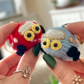 Amigurumi Araba Anahtarlık Tarif