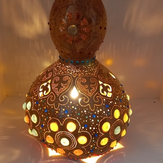 Osirisin gözü su kabağı lambası